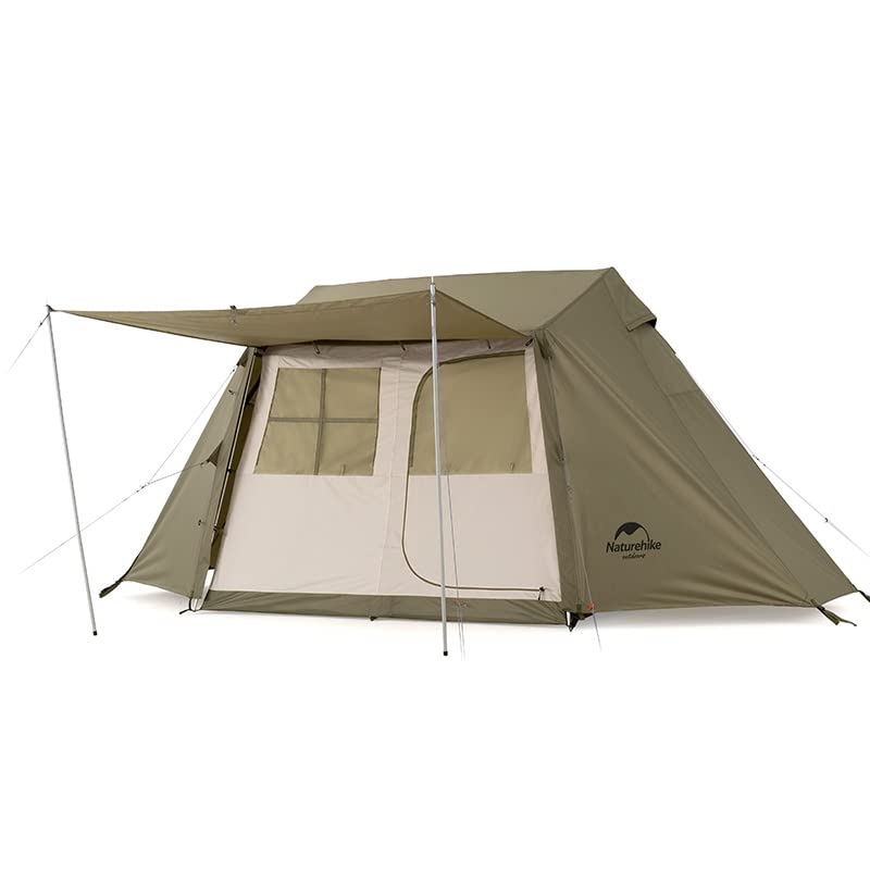 Naturehike village5.0 (2〜4人用) Naturehike Village5.0 ワンタッチ テント 2~4人用 ロッジ型